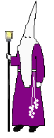 Uniforme nazareno de Venerable Hermandad De Jesus Orando En El Huerto (De San Esteban)